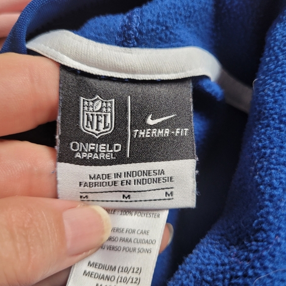Nike NFL Apparel Blue Colts Pullover Hoodie - Picture 2 of 7